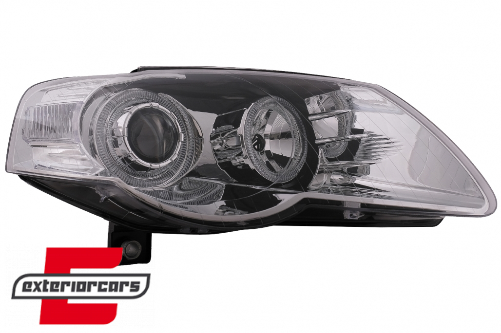 Prednja svjetla Angel Eyes (chrome) / Volkswagen Passat B6 3C (03.2005-2010) - Slika 5