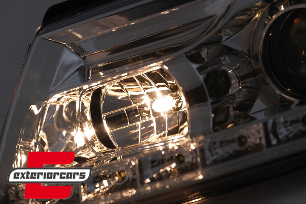 Prednja svjetla LED DayLight (chrome) / Volkswagen Passat B5 3B (11.1996-08.2000) - Slika 11
