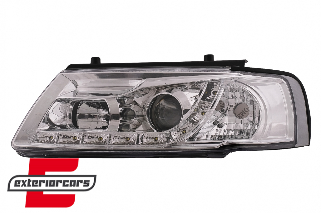 Prednja svjetla LED DayLight (chrome) / Volkswagen Passat B5 3B (11.1996-08.2000) - Slika 12