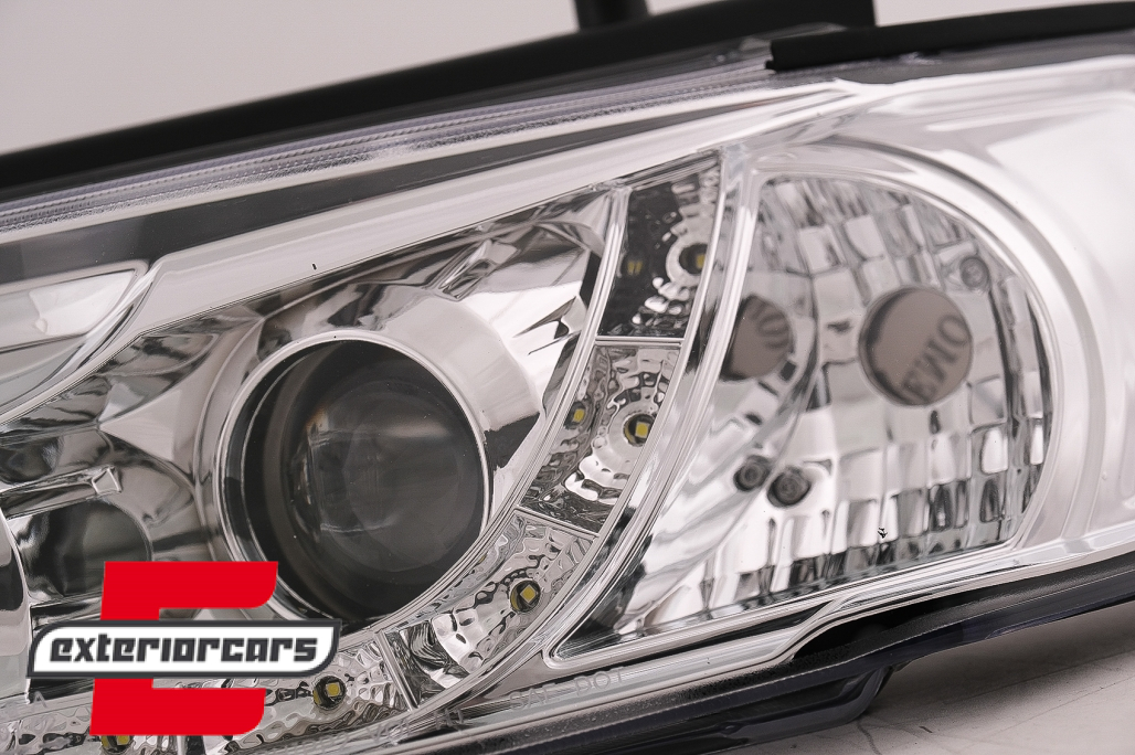 Prednja svjetla LED DayLight (chrome) / Volkswagen Passat B5 3B (11.1996-08.2000) - Slika 15