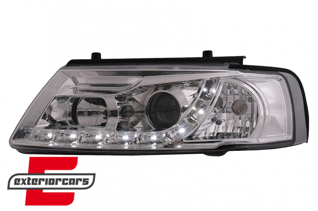 Prednja svjetla LED DayLight (chrome) / Volkswagen Passat B5 3B (11.1996-08.2000) - Slika 3