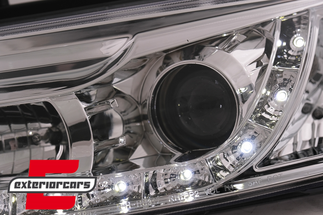 Prednja svjetla LED DayLight (chrome) / Volkswagen Passat B5 3B (11.1996-08.2000) - Slika 4