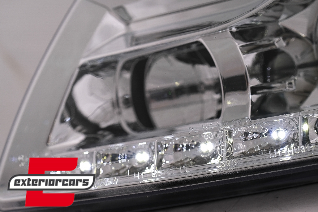 Prednja svjetla LED DayLight (chrome) / Volkswagen Passat B5 3B (11.1996-08.2000) - Slika 5