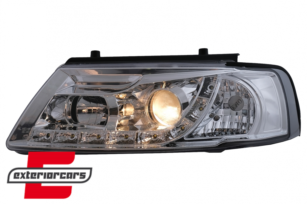 Prednja svjetla LED DayLight (chrome) / Volkswagen Passat B5 3B (11.1996-08.2000) - Slika 6
