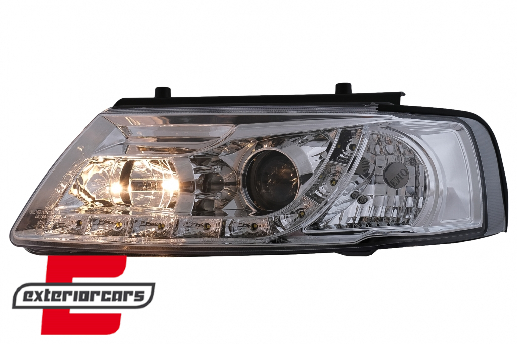 Prednja svjetla LED DayLight (chrome) / Volkswagen Passat B5 3B (11.1996-08.2000) - Slika 9
