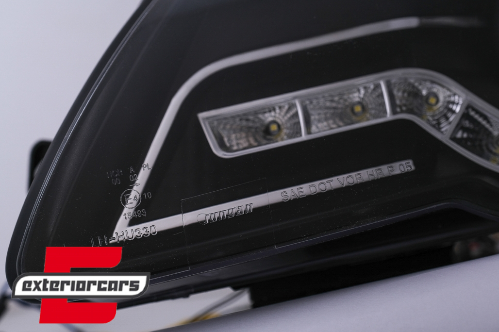 Prednja svjetla LED DayLight (crna) / Volkswagen Passat B6 3C (03.2005-2010) - Slika 10