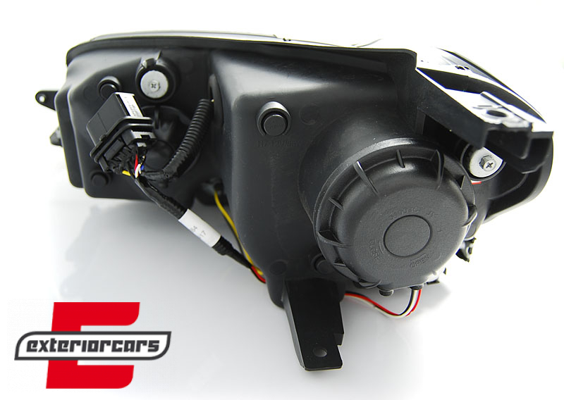 Prednja svjetla 3D LED U-dizajn (crna) / Volkswagen Golf VII (2012-2017) - Slika 4