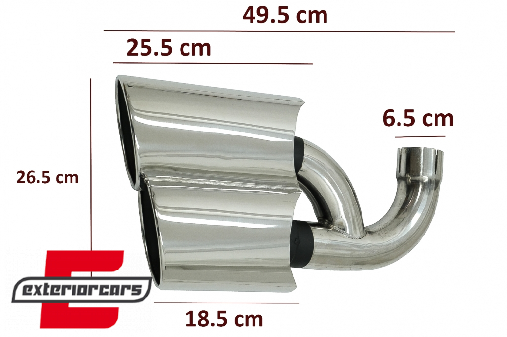 Nastavci auspuha V8 dizajn (chrome) - Slika 6