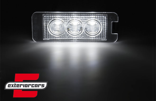 LED svjetla registarske tablice / VW Golf 4 5 6 7 Passat B6 Passat CC New Beetle Eos Phaeton Lupo Polo Scirocco - Slika 3
