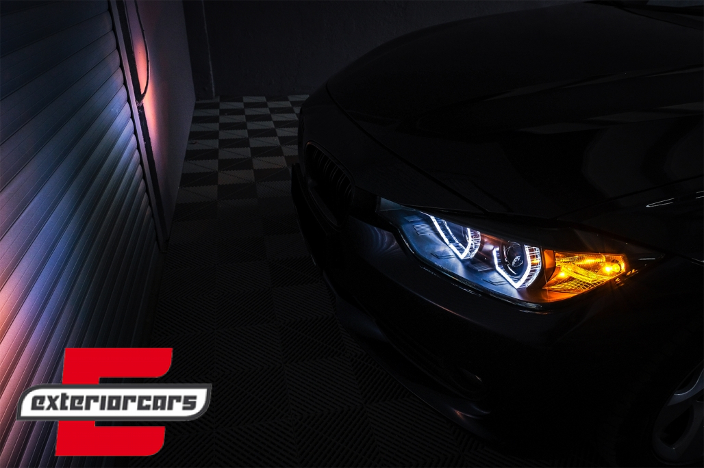 Prednja svjetla Angel Eyes LED DRL (crna) / BMW serije 3 F30 F31 limuzina karavan (10.2011-05.2015) - Slika 15