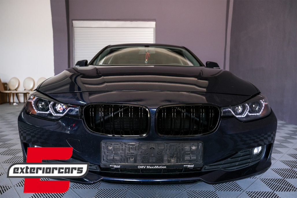 Prednja svjetla Angel Eyes LED DRL (crna) / BMW serije 3 F30 F31 limuzina karavan (10.2011-05.2015) - Slika 18