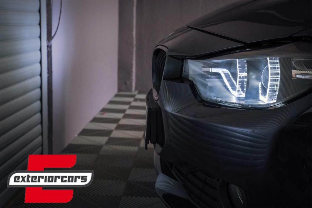 Prednja svjetla Angel Eyes LED DRL (crna) / BMW serije 3 F30 F31 limuzina karavan (10.2011-05.2015) - Slika 9