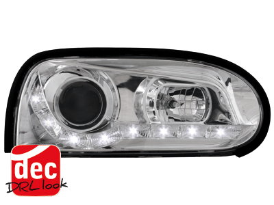 Prednja svjetla LED DayLight (chrome) / Volkswagen Golf 3 (09.1991-08.1997) - Slika 2