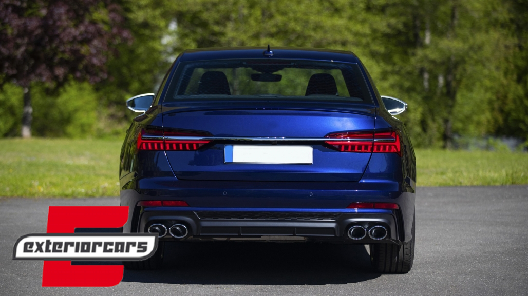 Difuzor zraka & nastavci auspuha S6 dizajn (mat crna) / Audi A6 C8 4K limuzina karavan (2018-2022) - Slika 15