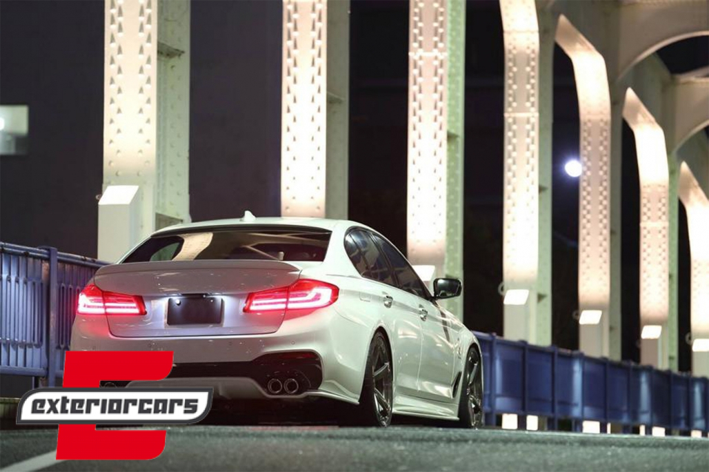 Nastavci auspuha 540i dizajn (crna) / BMW serije 5 G30 G31 G38 (2016-2020) serije 6 G32 (2016-2020) - Slika 11