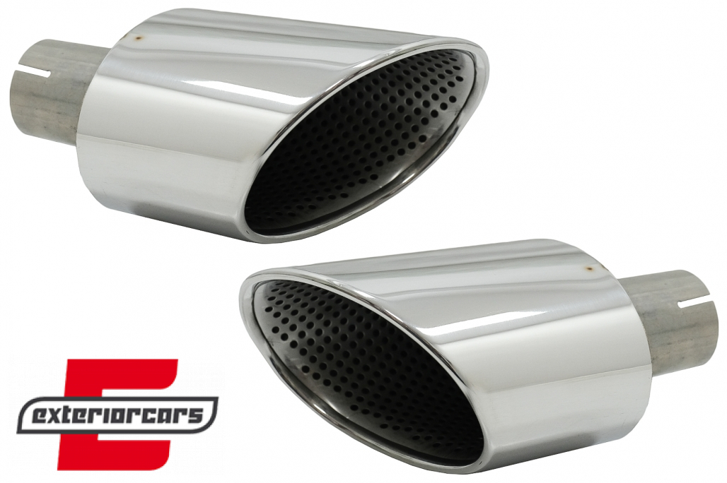Nastavci auspuha RS dizajn (chrome) / Audi A4 B9 (2016-2019) A5 F5 (2017-2019)