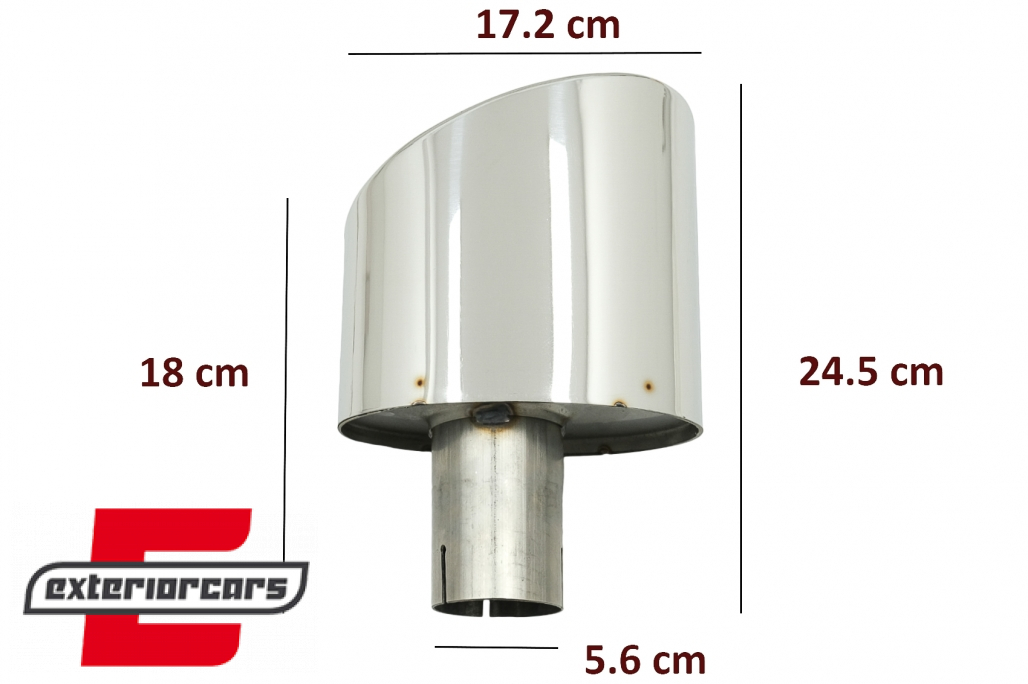 Nastavci auspuha RS dizajn (chrome) / Audi A4 B9 (2016-2019) A5 F5 (2017-2019) - Slika 6