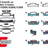 Prednji branik GT-R dizajn / Mercedes C-klasa W205 S205 A205 C205 (2014-2020) - Slika 7
