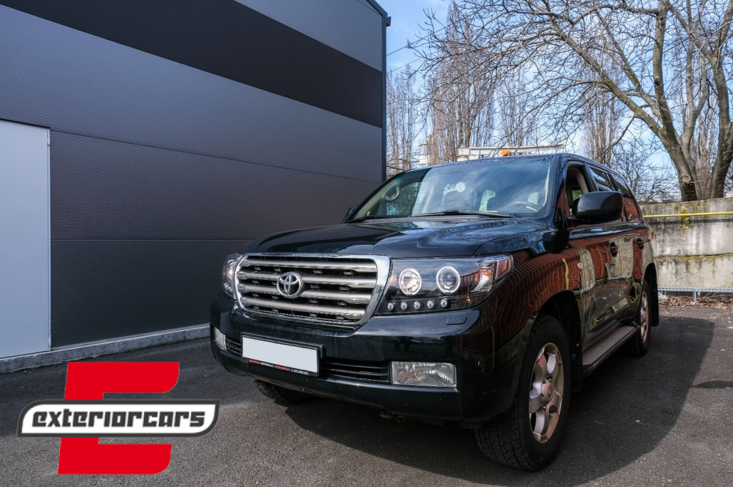 Prednja svjetla Angel Eyes (crna) / Toyota Land Cruiser FJ200 (2007-2012) - Slika 10