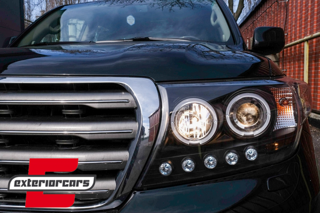 Prednja svjetla Angel Eyes (crna) / Toyota Land Cruiser FJ200 (2007-2012) - Slika 11