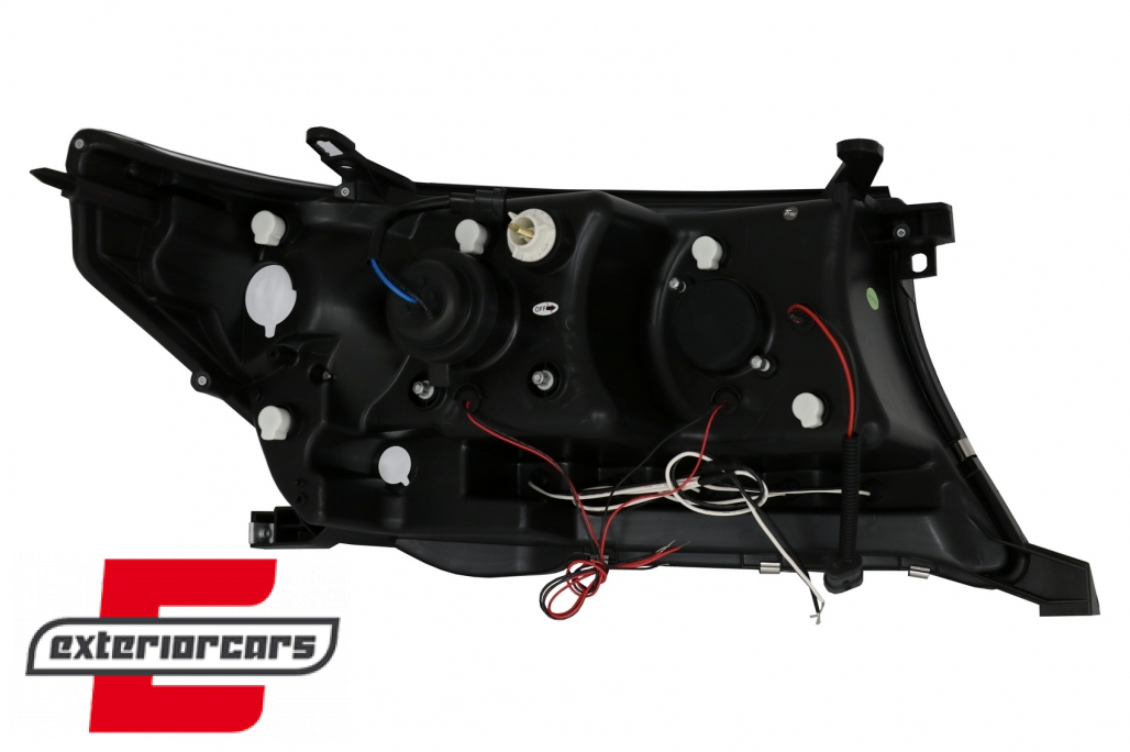 Prednja svjetla Angel Eyes (crna) / Toyota Land Cruiser FJ200 (2007-2012) - Slika 8