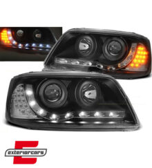 LED prednja svjetla DayLight LED žmigavci (crna) / VW T5 (2003-2009)
