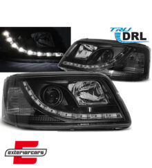 LED prednja svjetla True DRL (crna) / VW T5 (2003-2009)