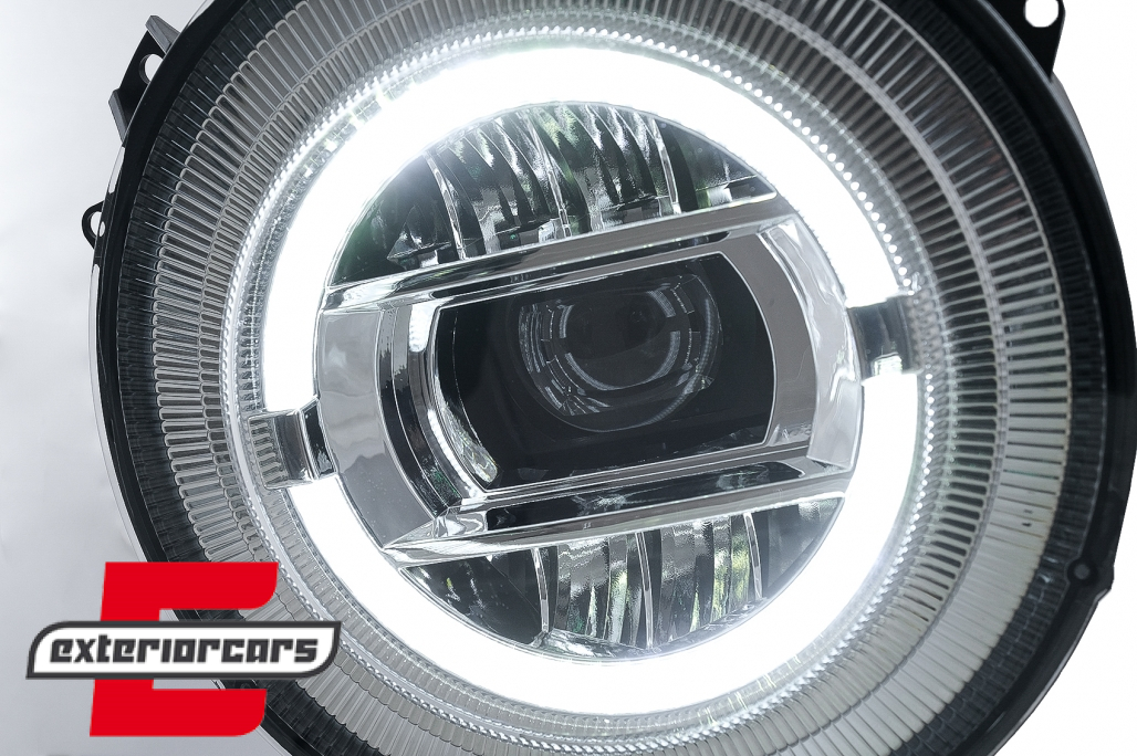 Full LED prednji farovi Facelift 2018 dizajn (chrome) / Mercedes G-klasa W463 (2005-2017) - Slika 3