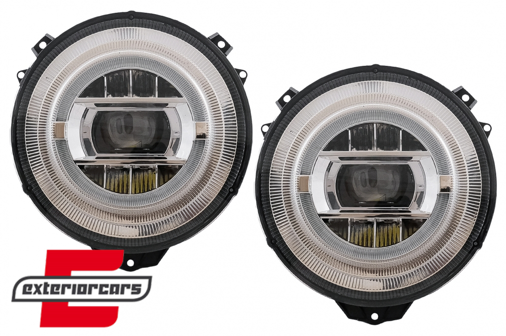 Full LED prednji farovi Facelift 2018 dizajn (chrome) / Mercedes G-klasa W463 (2005-2017) - Slika 4