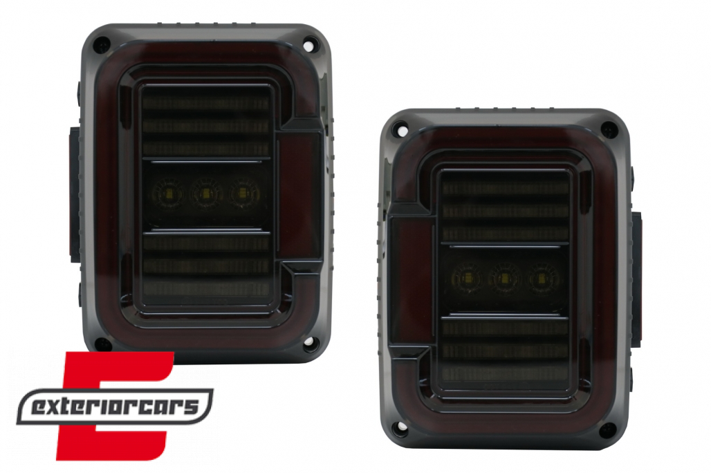 Full LED stražnja svjetla (smoke) / JEEP Wrangler JK (2007-2017) - Slika 3