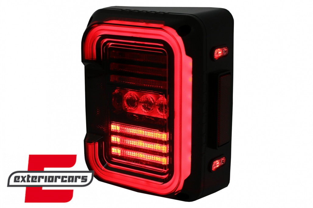 Full LED stražnja svjetla (smoke) / JEEP Wrangler JK (2007-2017) - Slika 2