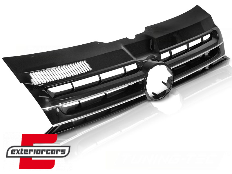 Prednja maska (chrome/piano crna) / VW T5.1 Caravelle Multivan Transporter (2010-2015) - Slika 2