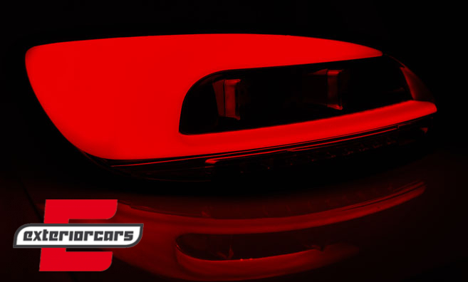 LED stražnja svjetla LightBar dizajn (crvena/kristal) / Volkswagen Scirocco III (2008-04.2014) - Slika 2