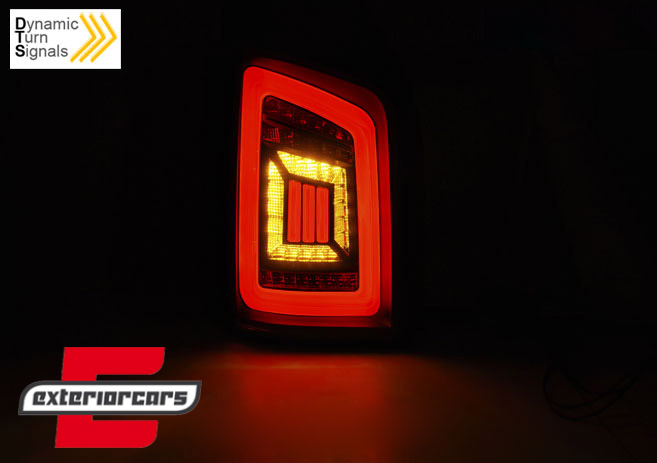 Full LED stražnja svjetla LedBar (smoke/crna/kristal) / Volkswagen T5 (04.2003-2015) - Slika 2