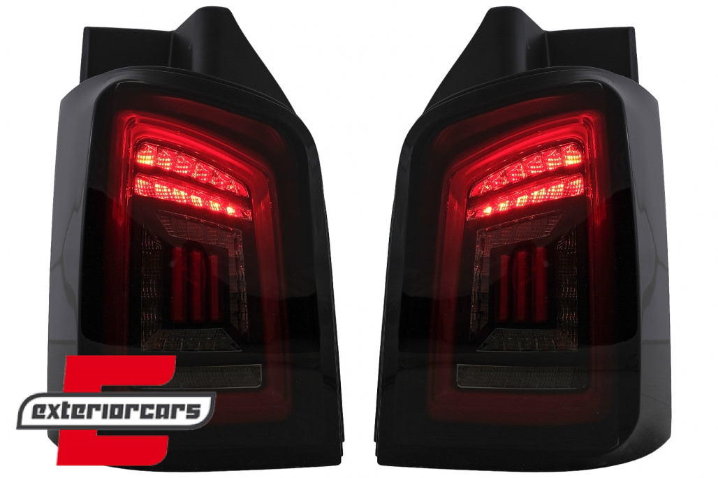 Full LED stražnja svjetla LedBar (smoke/crna/crvena) / Volkswagen T5 (04.2003-2015) - Slika 12