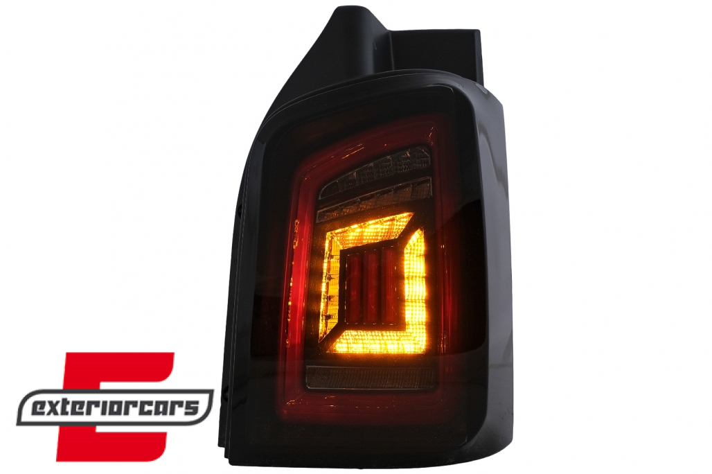 Full LED stražnja svjetla LedBar (smoke/crna/crvena) / Volkswagen T5 (04.2003-2015) - Slika 7