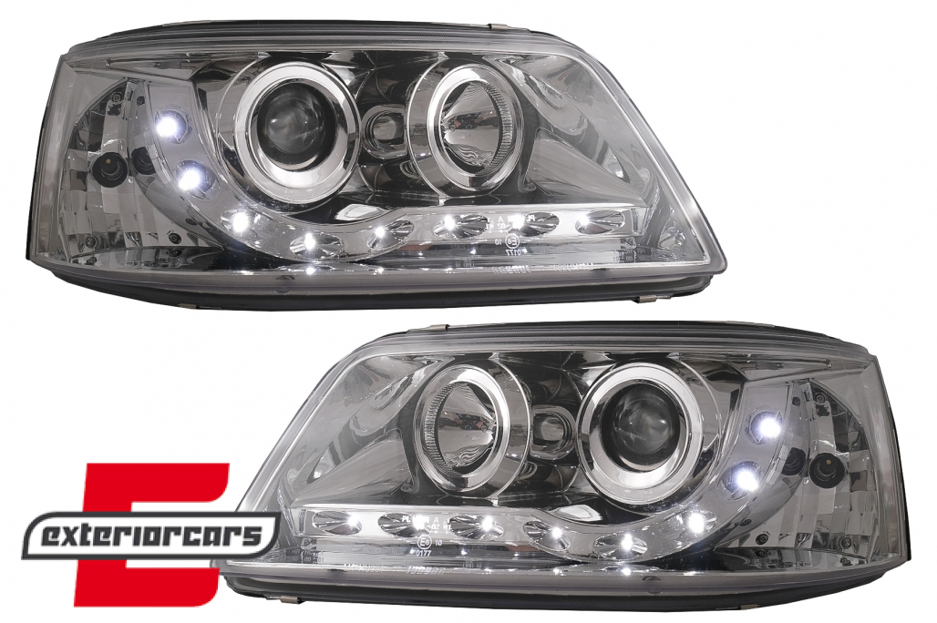 LED prednja svjetla DayLight (chrome) / VW T5 (2003-2009) - Slika 2