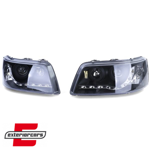 LED prednja svjetla DayLight (crna) / VW T5 (2003-2009) - Slika 2