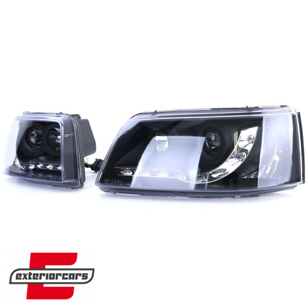 LED prednja svjetla DayLight (crna) / VW T5 (2003-2009) - Slika 4