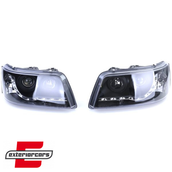 LED prednja svjetla DayLight (crna) / VW T5 (2003-2009) - Slika 5