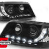 LED prednja svjetla DayLight (crna)