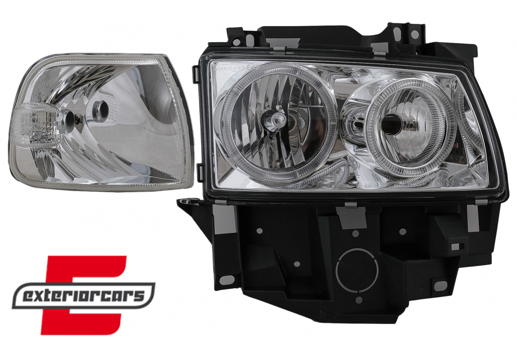 Prednja svjetla Angel Eyes (chrome) / VW Transporter T4 BUS (08.1996-03.2003) - Slika 2