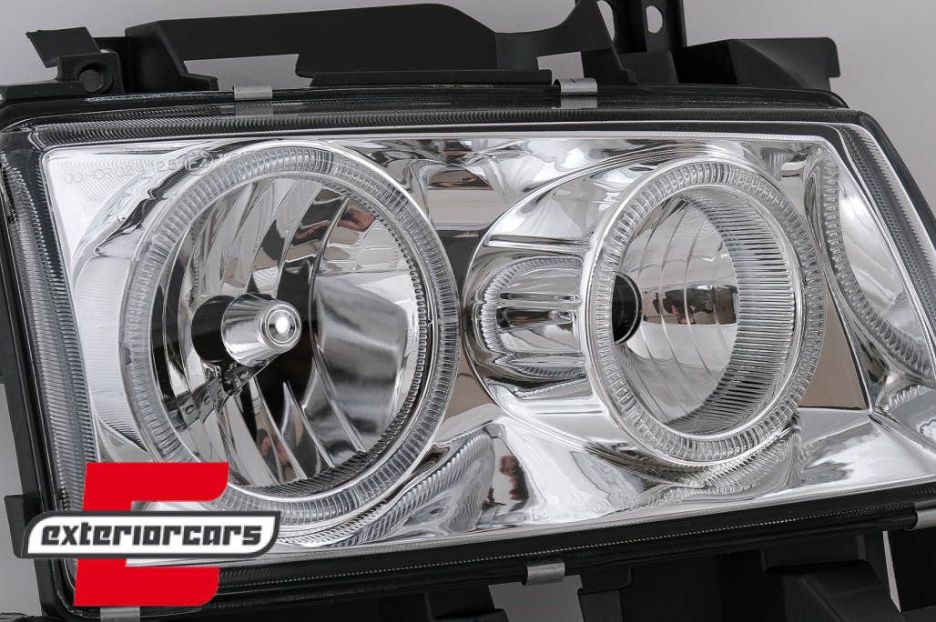 Prednja svjetla Angel Eyes (chrome) / VW Transporter T4 BUS (08.1996-03.2003) - Slika 3