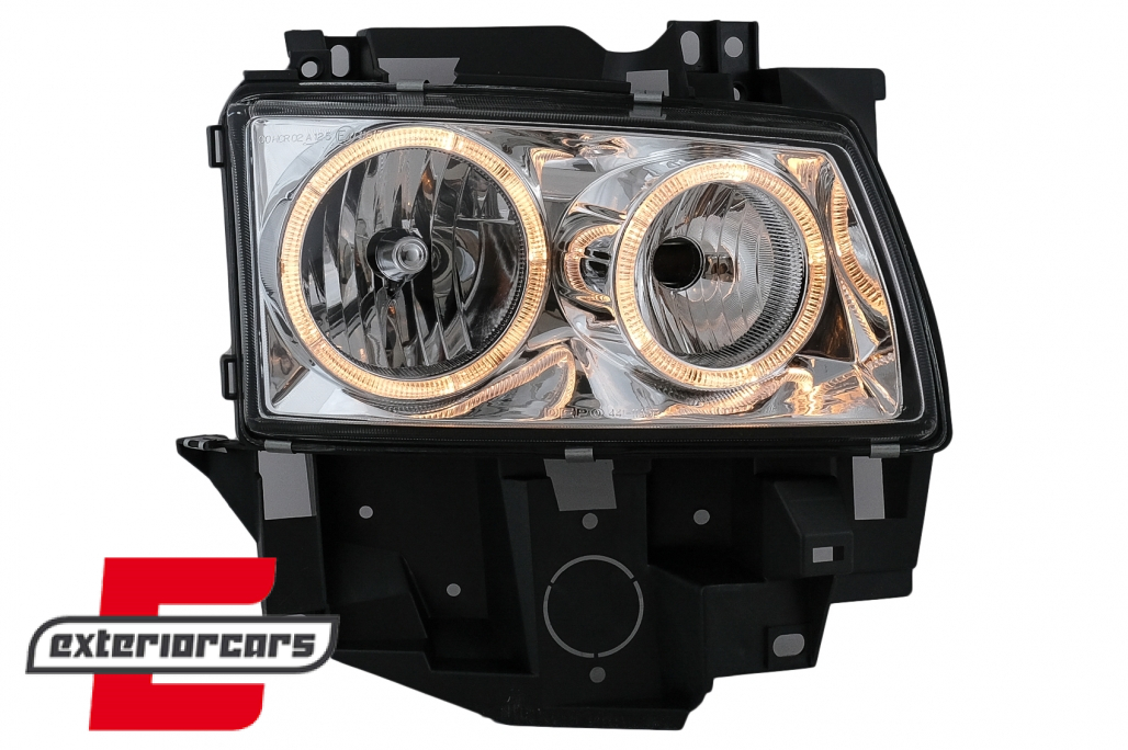 Prednja svjetla Angel Eyes (chrome) / VW Transporter T4 BUS (08.1996-03.2003) - Slika 5
