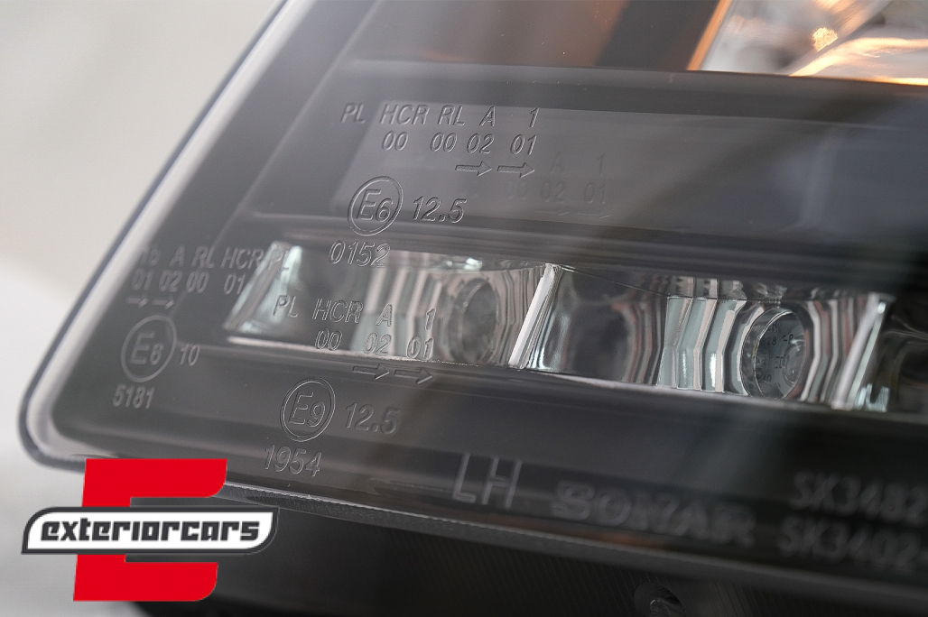 LED prednja svjetla DayLight (crna) / VW T5 (2003-2009) - Slika 4