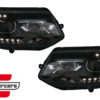Prednja svjetla LED DayLine Xenon look (crna) - Slika 2