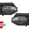 Prednja svjetla LED DayLine Xenon look (crna) - Slika 3