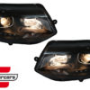 Prednja svjetla LED DayLine Xenon look (crna) - Slika 7