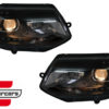 Prednja svjetla LED DayLine Xenon look (crna) - Slika 8