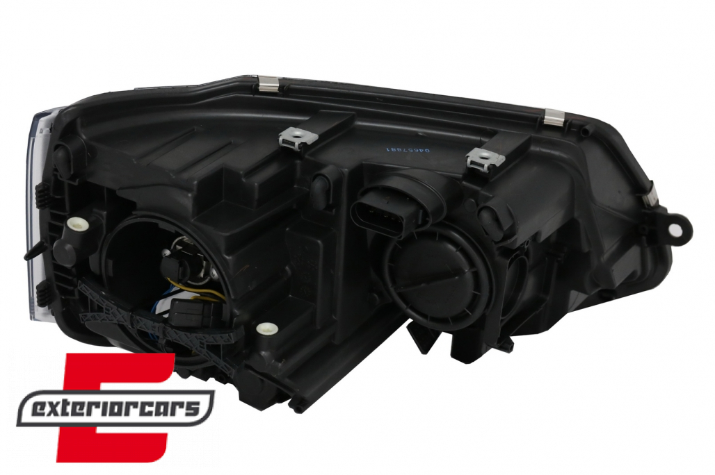 Prednja svjetla LED DayLine Xenon look (crna) / VW T5.1 (2010-2015) - Slika 9